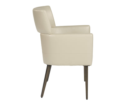 NAHLA AMERIE DINING ARMCHAIR - CASTILLO CREAM