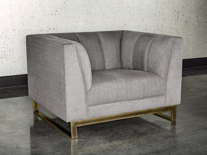 NAHLA PARKER ARMCHAIR - ZENITH SOFT GREY