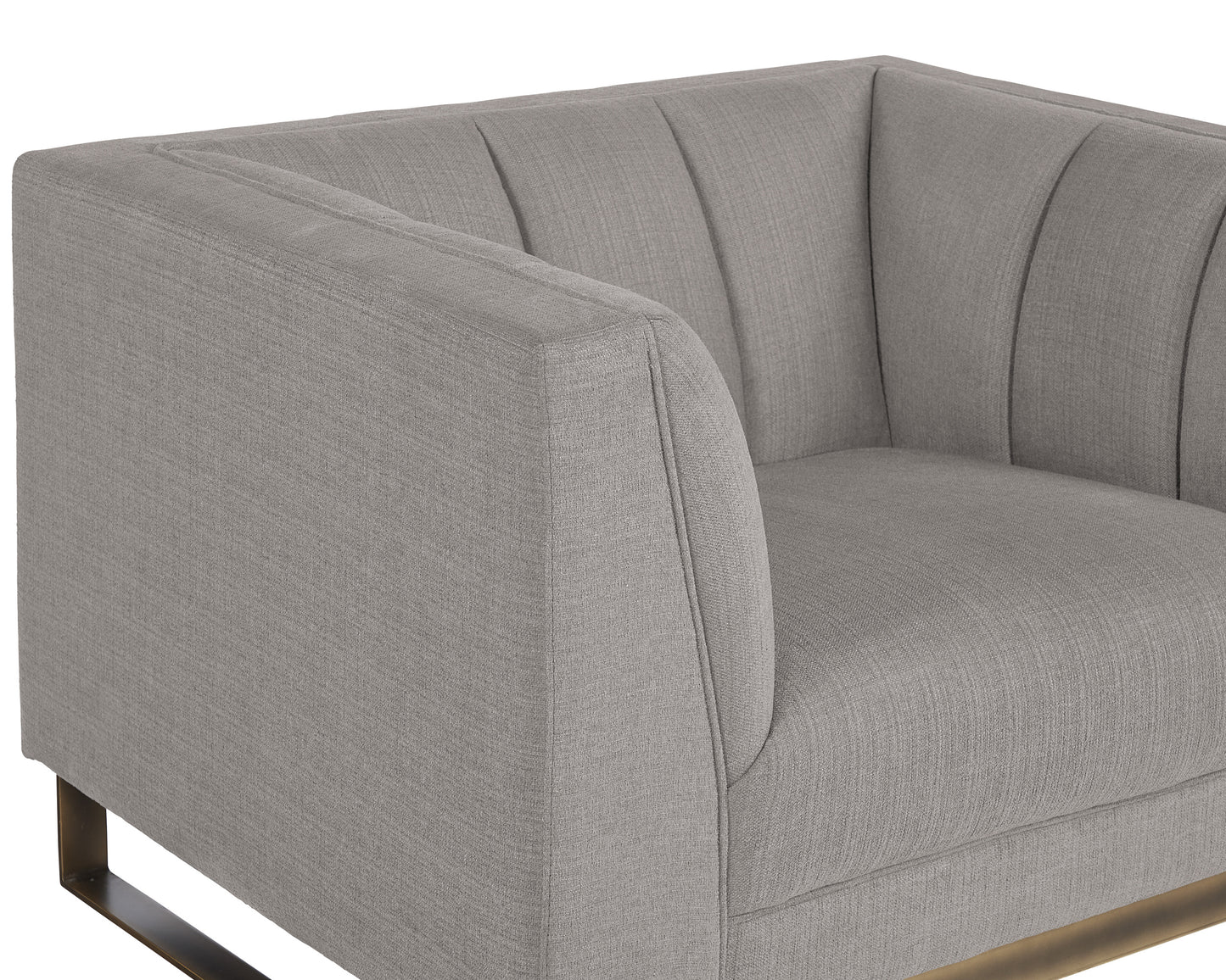 NAHLA PARKER ARMCHAIR - ZENITH SOFT GREY