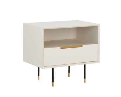 NAHLA DANBURY NIGHTSTAND - MODERN CREAM