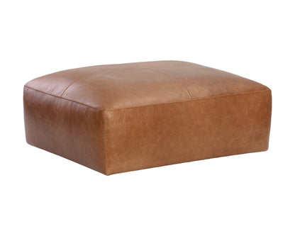 NAHLA WATSON MODULAR - OTTOMAN - MARSEILLE CAMEL LEATHER