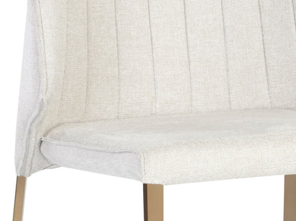 NAHLA ZAYDEN DINING CHAIR - BELFAST OATMEAL