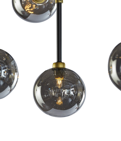 NAHLA DEIMOS CHANDELIER - LARGE - SMOKE GREY