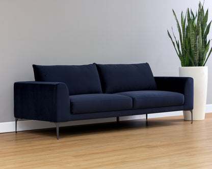 NAHLA VIRGO SOFA - METROPOLIS BLUE