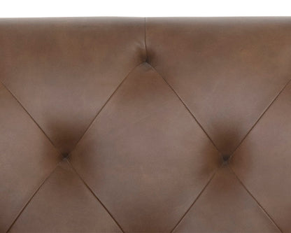 NAHLA WESTIN SOFA - VINTAGE CARAMEL LEATHER