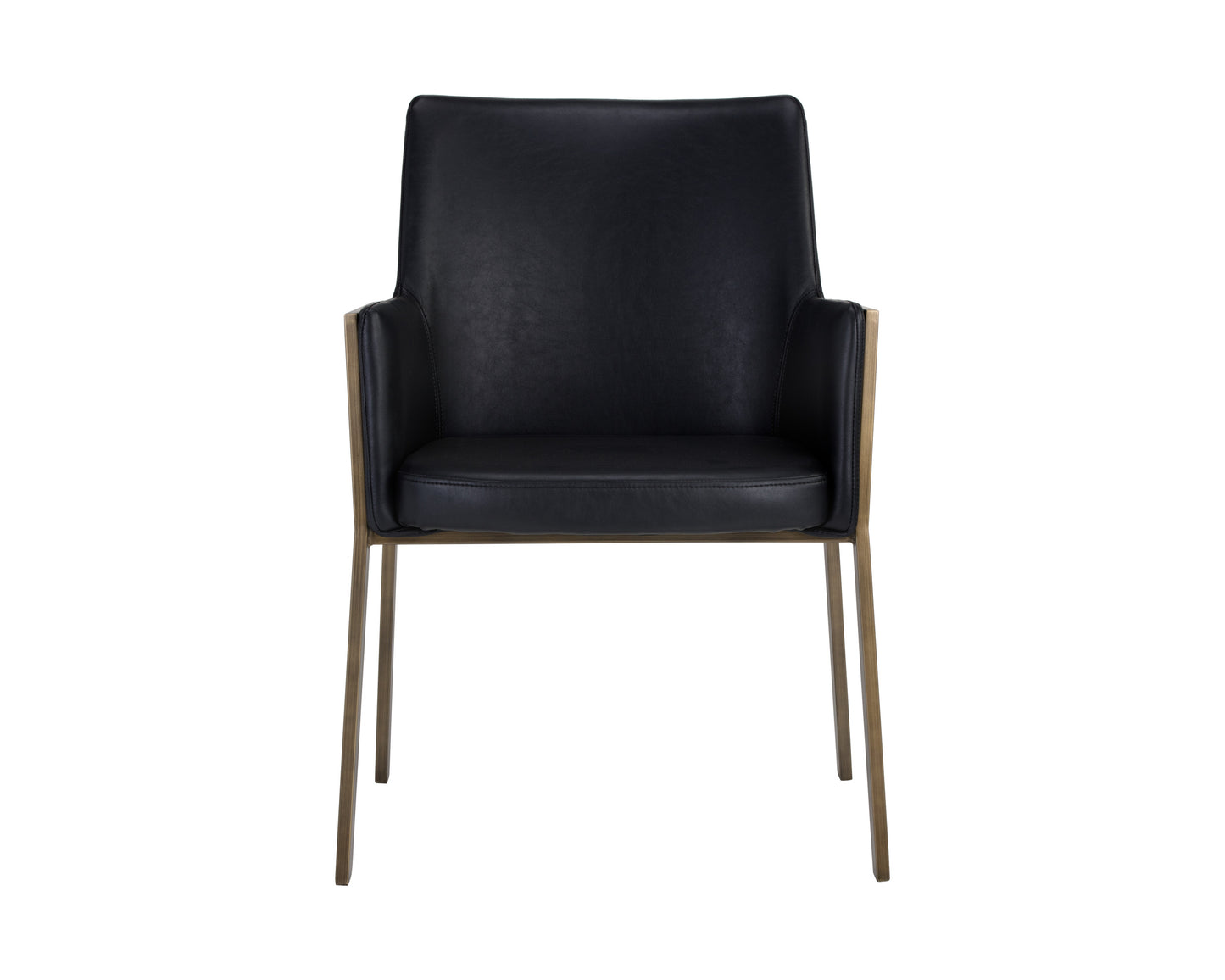 NAHLA BERNADETTE DINING ARMCHAIR - BRAVO BLACK