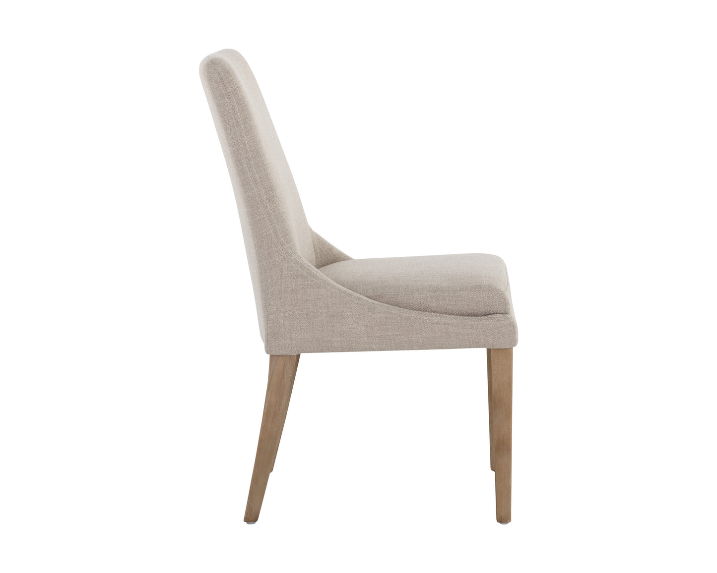 NAHLA ROSINE DINING CHAIR - EFFIE FLAX