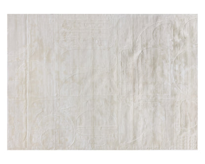 NAHLA CARUSO HAND-LOOMED RUG - CREAM / IVORY - 10' X 14'