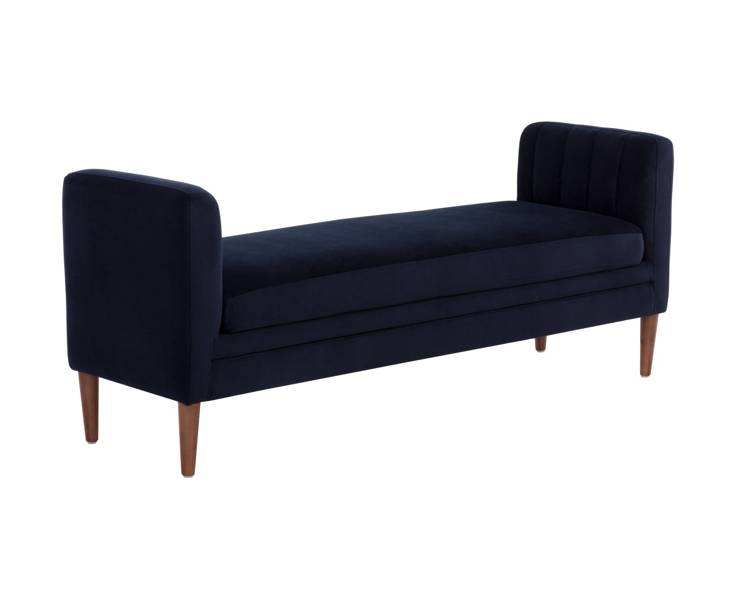 NAHLA YOSI BENCH - AUBURN BROWN - ABBINGTON NAVY