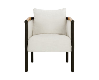 NAHLA WILDER LOUNGE CHAIR - HEATHER IVORY TWEED