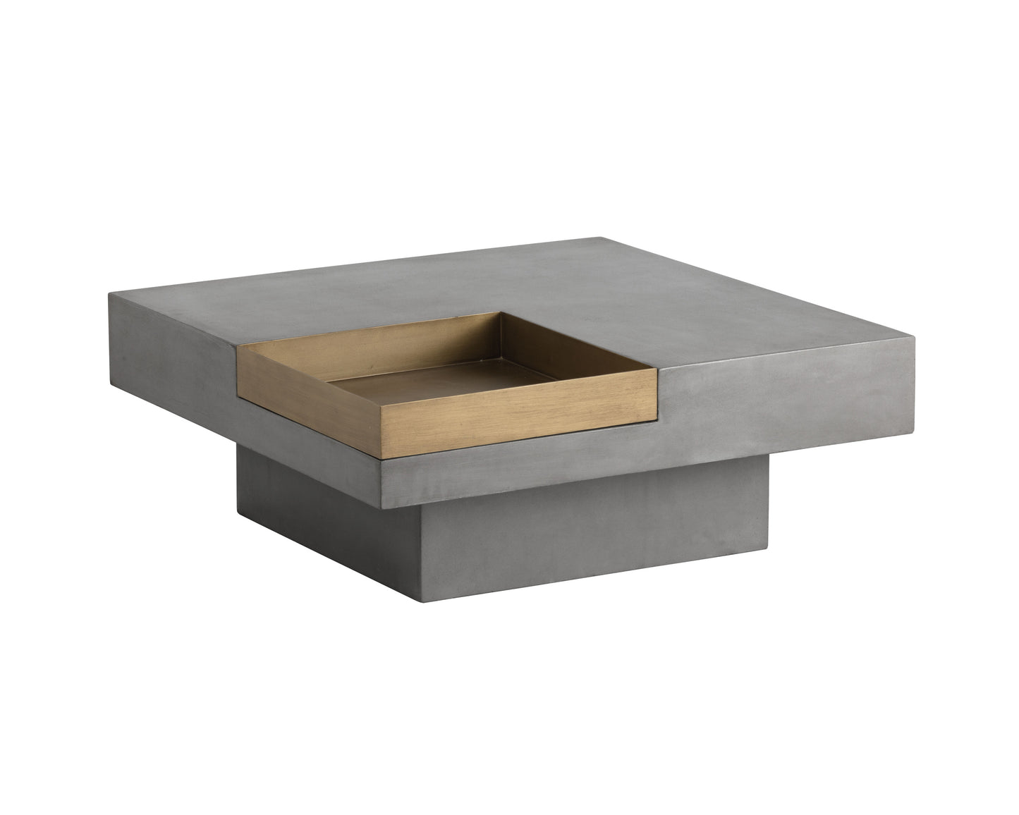 NAHLA QUILL COFFEE TABLE - SQUARE