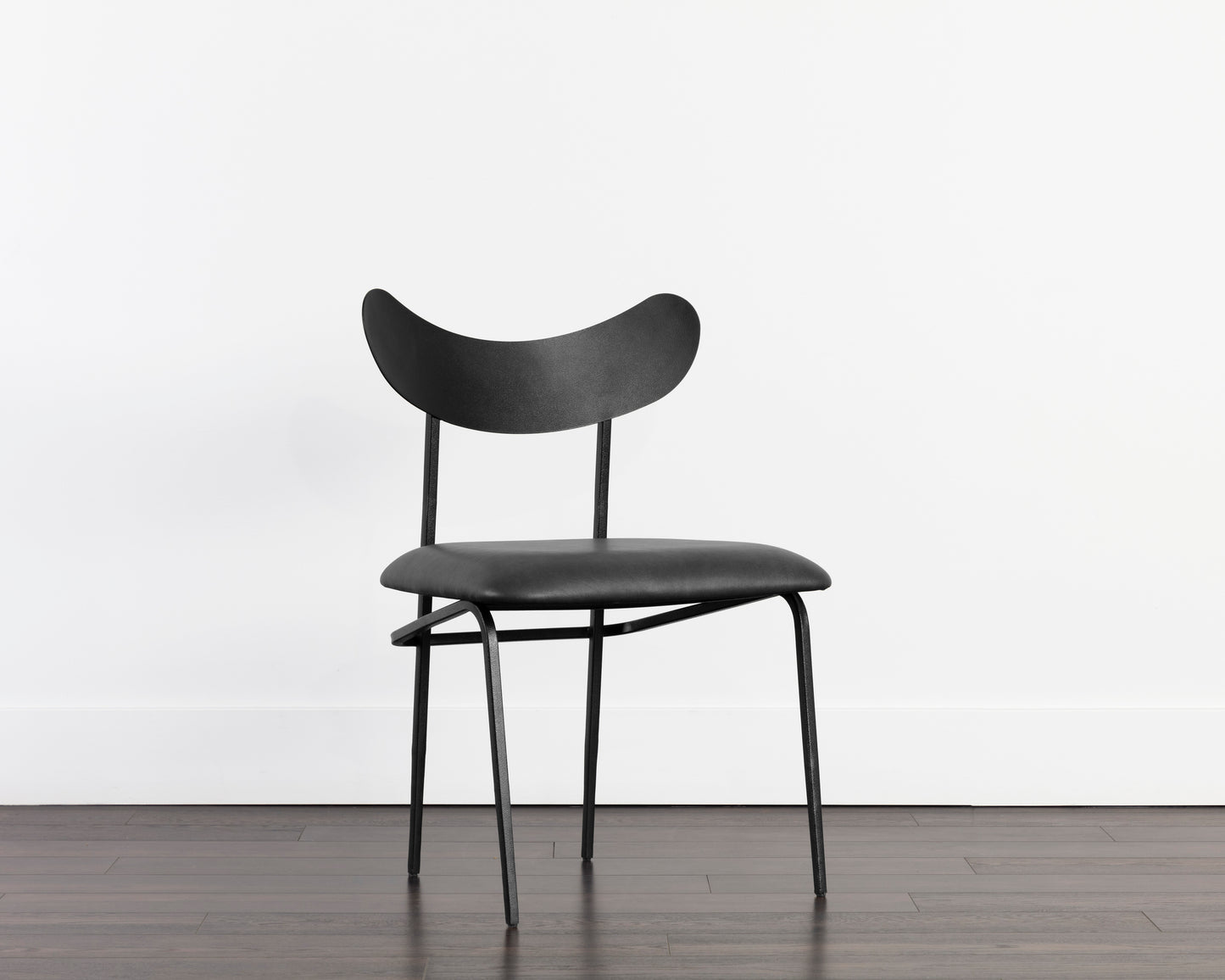 NAHLA GIBBONS DINING CHAIR - BLACK - BRAVO PORTABELLA