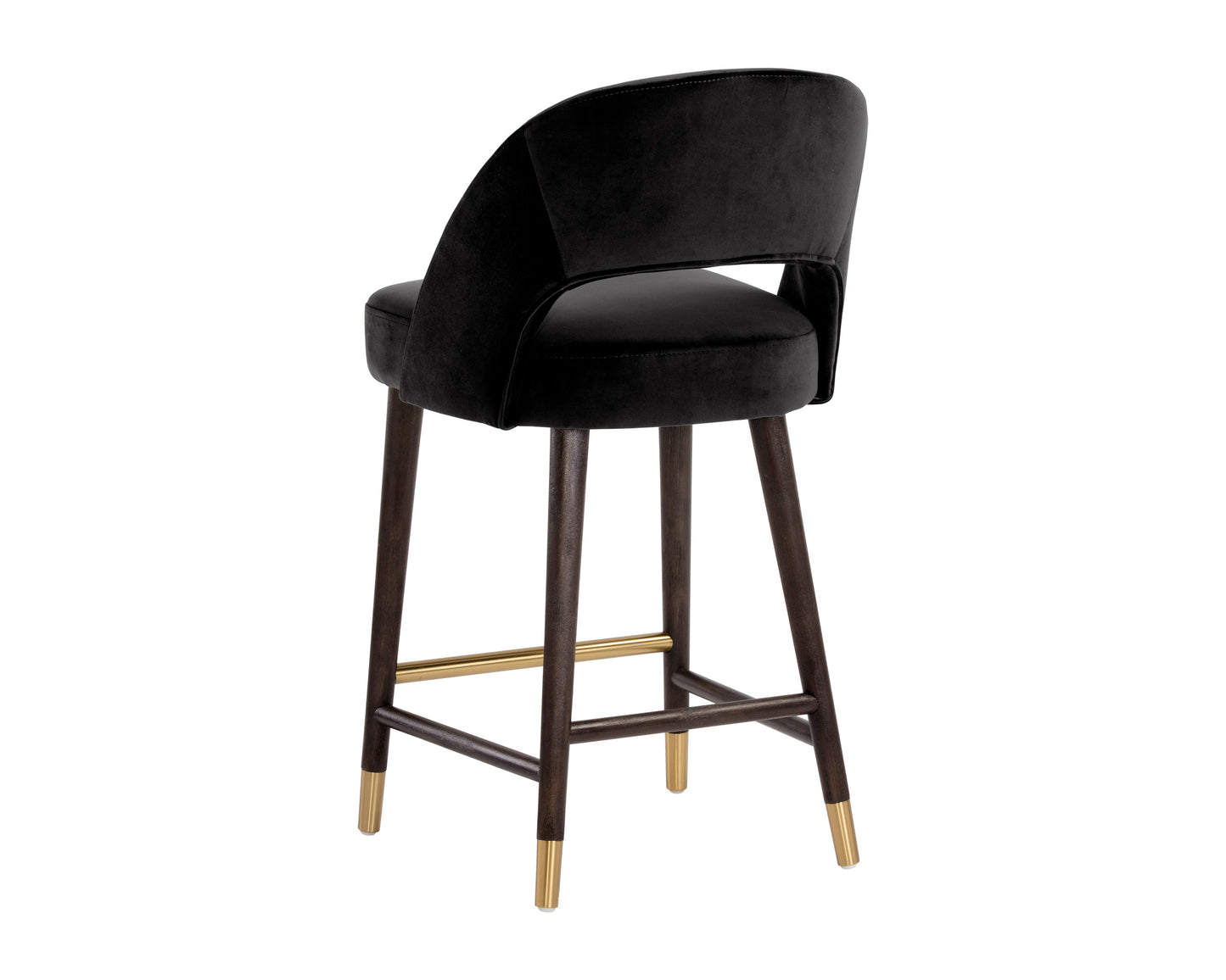 NAHLA MONAE COUNTER STOOL - ABBINGTON BLACK