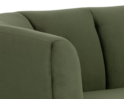 NAHLA MAGNOLIA SOFA - EVERGREEN