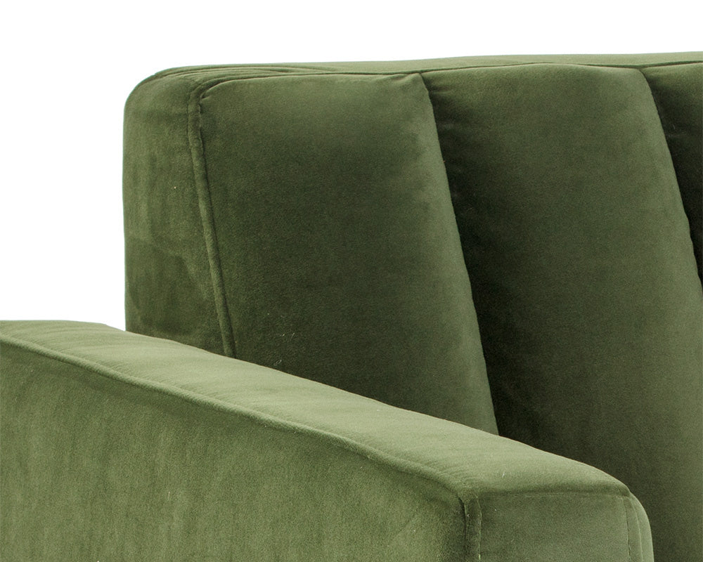 NAHLA YOSI ARMCHAIR - MOSS GREEN