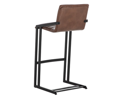 NAHLA WEBBER BARSTOOL - BRAVO COGNAC