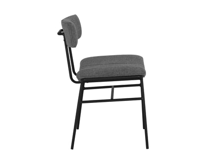 NAHLA BUCA DINING CHAIR - BELFAST KOALA GREY