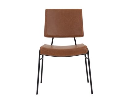 NAHLA BRINLEY DINING CHAIR - BLACK - HAZELNUT