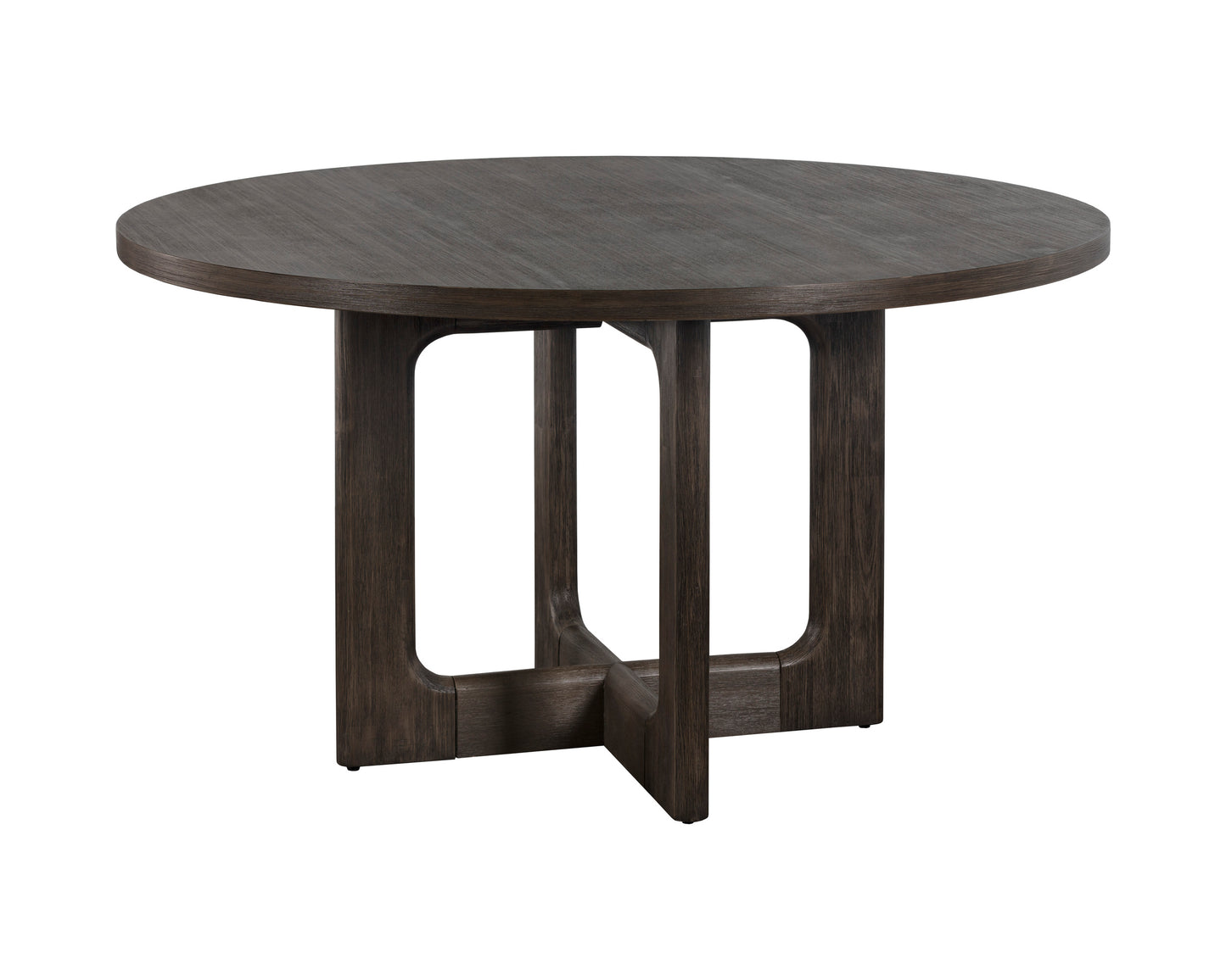 NAHLA CYPHER DINING TABLE TOP - WOOD - DARK BROWN - 55"