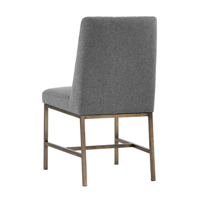 NAHLA LEIGHLAND DINING CHAIR - DARK GREY