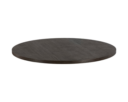 NAHLA CYPHER DINING TABLE TOP - WOOD - DARK BROWN - 55"