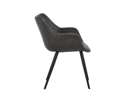 NAHLA MASON DINING ARMCHAIR - TOWN GREY