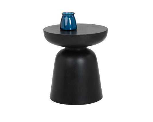 NAHLA LUCIDA END TABLE - BLACK