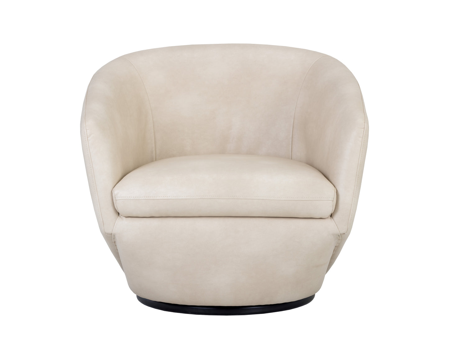 NAHLA TREVISO SWIVEL LOUNGE CHAIR - BRAVO CREAM