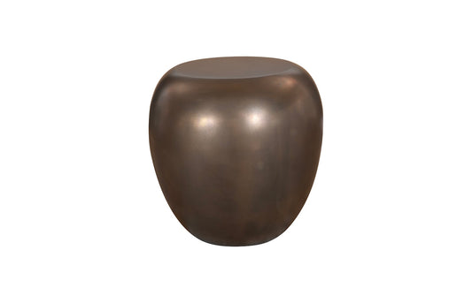 River Stone Side Table, Bronze