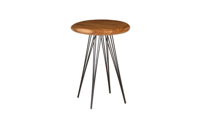 String Bar Table, Four Metal Legs