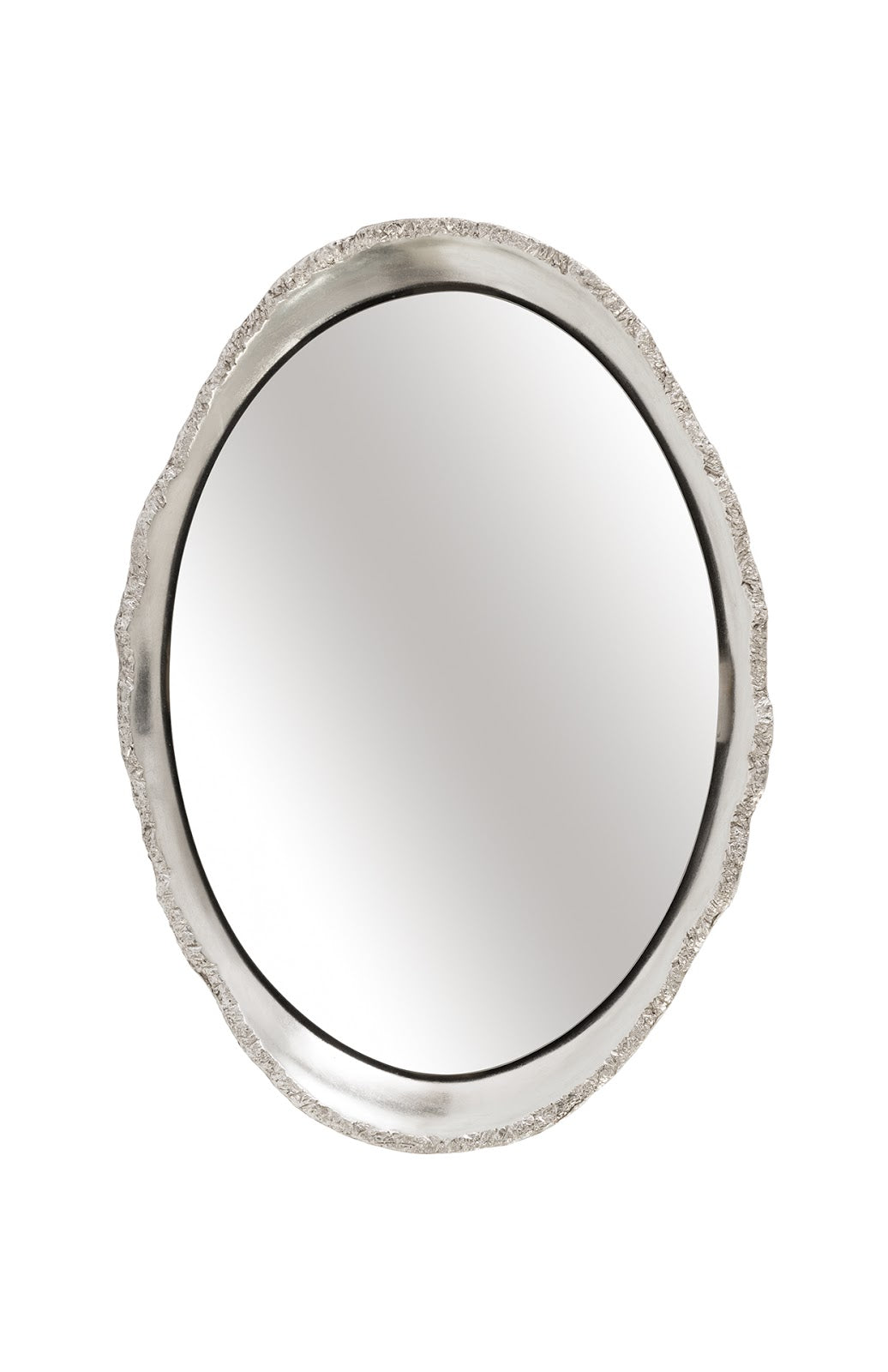 Broken Egg Mirror, Silver Leaf