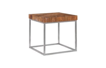 Teak Puzzle Side Table