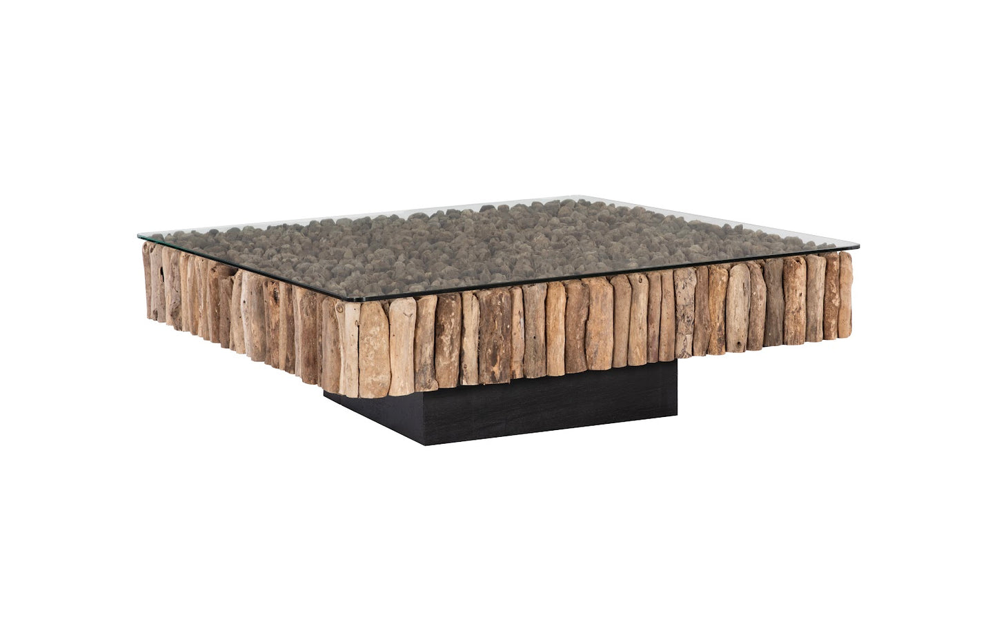 Manhattan Coffee Table, Square, with Glass