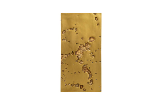 Splotch Wall Art, Rectangle, Gold Leaf