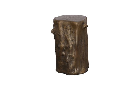 Log Stool, Bronze, SM