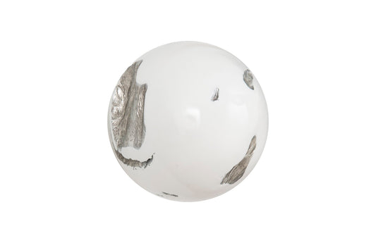 Cast Root Wall Ball, Resin, White, SM