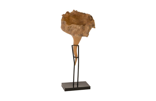 Sonokeling Wood Sculpture on Stand