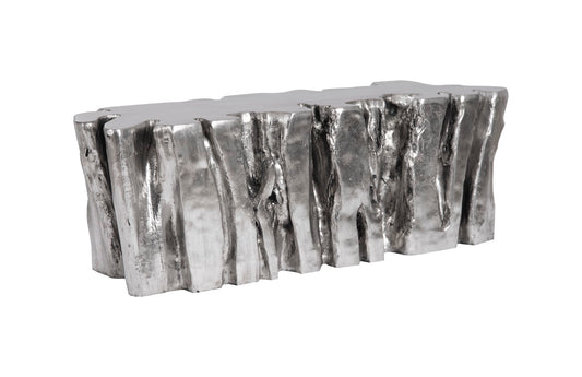 Freeform Root Bench, Silver Leaf