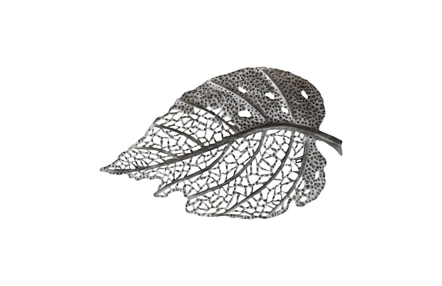 Birch Leaf Wall Art, Silver, MD