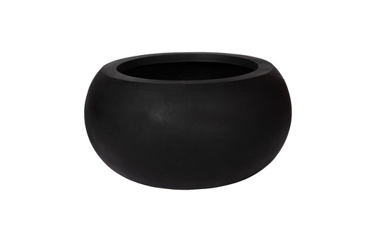 Rounded Planter, Large, Black