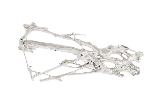 Root Wall Art, Large, Silver Leaf