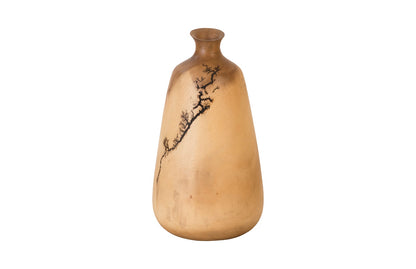 Lightning Vase, Mango Wood, Tall