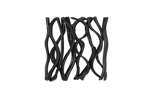 Vine Wall Tile, Black