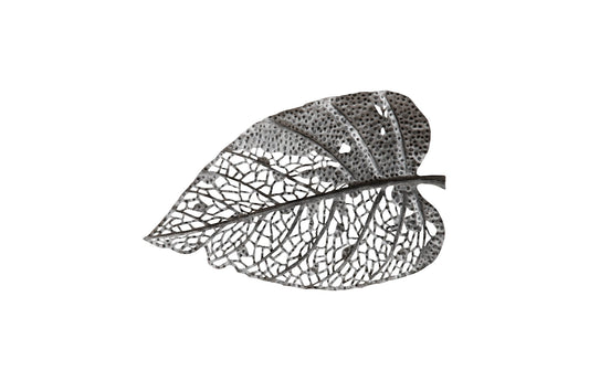 Birch Leaf Wall Art, Silver, SM