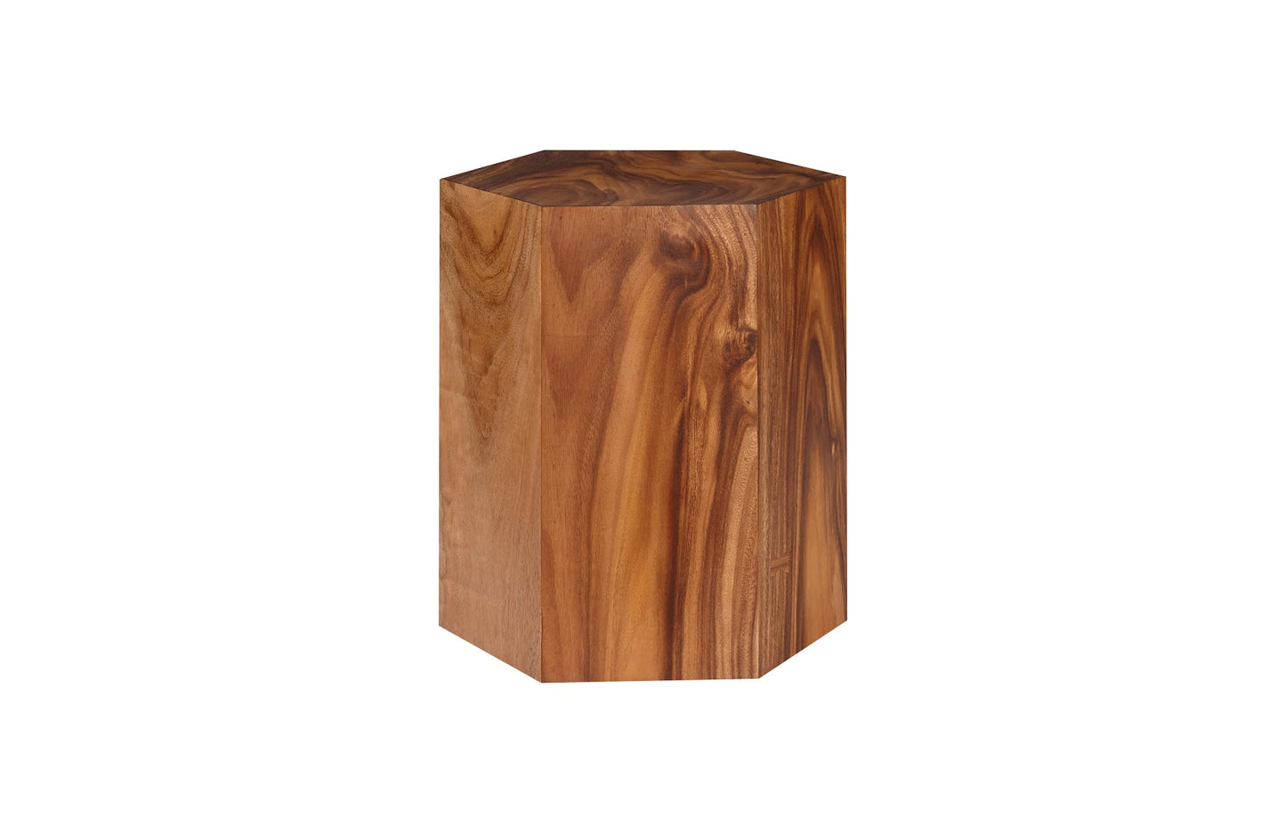 Honeycomb Side Table, Chamcha Wood, LG