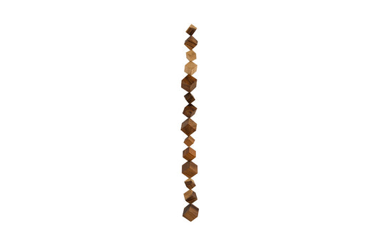 Dice Wall Art, Chamcha Wood, Natural