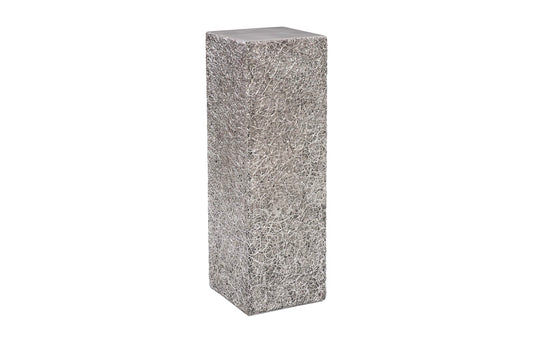 String Theory Pedestal, Silver Leaf, LG