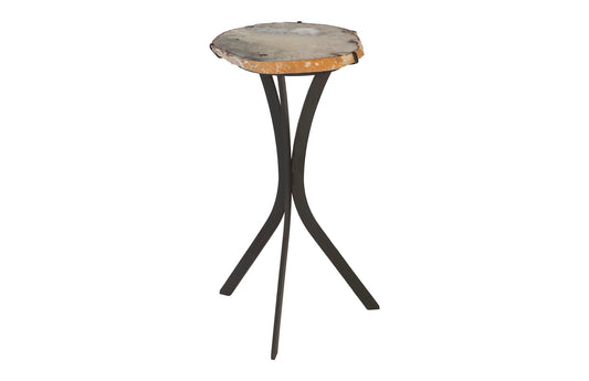 Agate Side Table, Assorted