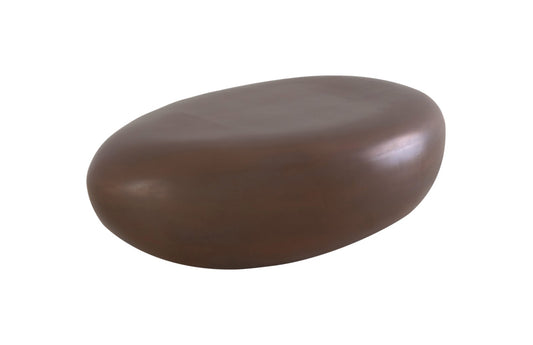 River Stone Coffee Table, Bronze, Small