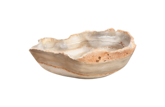 Cast Onyx Bowl, Faux Finish, Small